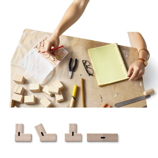 Barydat Beechwood Loose Tenons 200pcs with Storage Box – 6x20x40mm-3