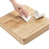 SANODESK Mahogany 48x24 Table Top One Piece Particle Board Waterproof-4