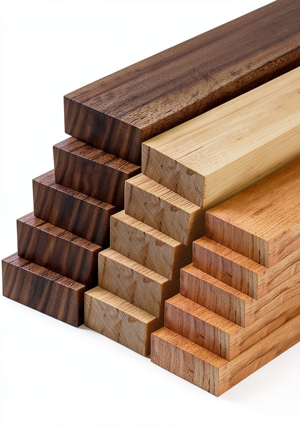 Exotic Wood Zone Mixed Hardwood Sheet Boards 15 Pack 3/4 x 2 x 24 Inch-0