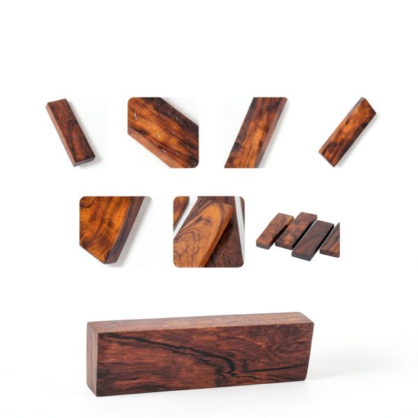 Desert Ironwood Knife Scales IECAP LLC 2‑Piece Modern Handles-4