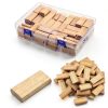 Barydat Beechwood Loose Tenons 100pcs Plastic Box 10x24x50mm-1