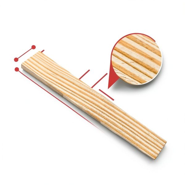 8-Inch Wood Shim by Nelson Wood Shims Brown Kiln Dried Rod-3
