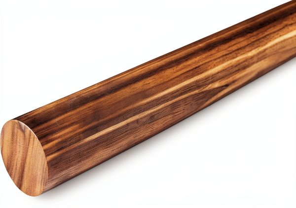 Cindoco 36 Inch Solid Wood Rod Straight Grained Smooth Sanded-0