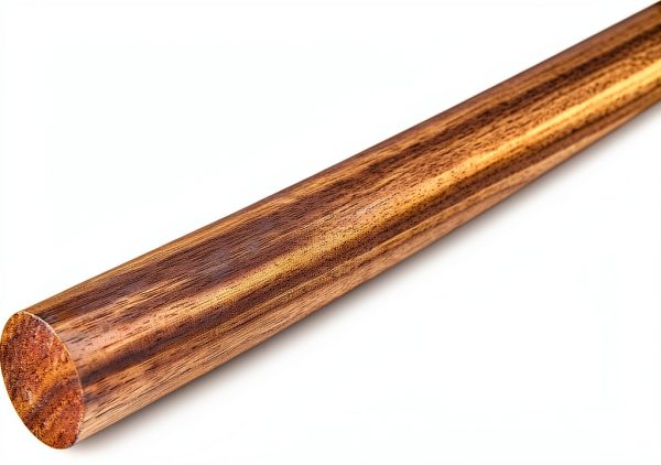 Cindoco Solid Wood Round Bar 36 Inch Straight Grained Smooth Sanded-0