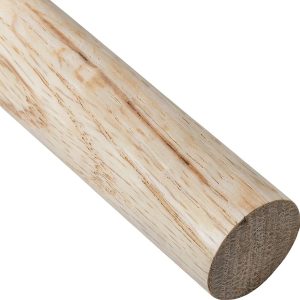 Oak Dowel 1-1/4x48 White Smooth Oak Wood Cylindrical Rod-0