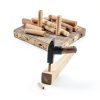 uxcell Wooden Dowel Pins 6mm x 30mm Pack of 150 Solid Wood-5