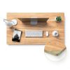 SANODESK Mahogany 48x24 Table Top One Piece Particle Board Waterproof-8