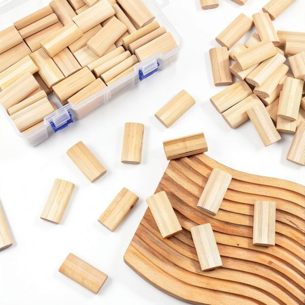 Barydat Beechwood Loose Tenons 100pcs Plastic Box 10x24x50mm-6