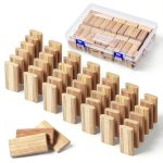 Barydat Beechwood Loose Tenons 200pcs with Storage Box – 6x20x40mm-0