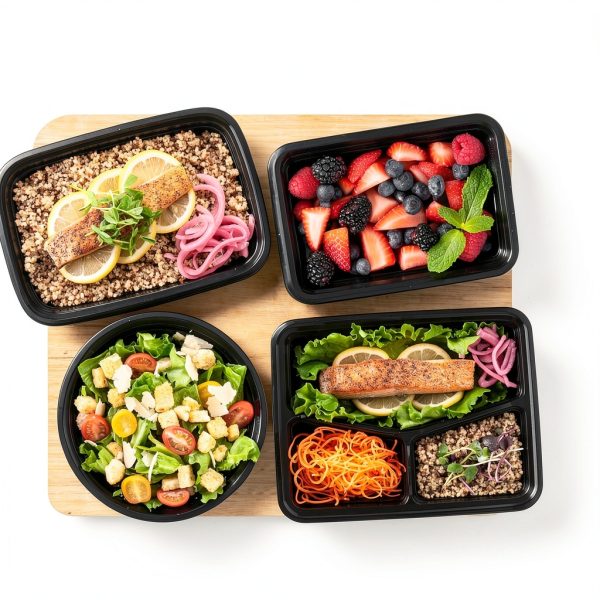50-Pack Reusable Meal Prep Containers Microwave Safe Food Storage Containers with Lids, 28 oz - 1 Compartment Take Out Disposable Plastic Bento Lunch Box To Go, BPA Free - Dishwasher & Freezer Safe-8