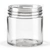 20 Pack 4oz Clear Plastic Jars with Lids,115ml Wide-Mouth Refillable Storage Containers,Empty Round Containers for Candy,Beads,Lotion,Slime Making and Food Storage-2