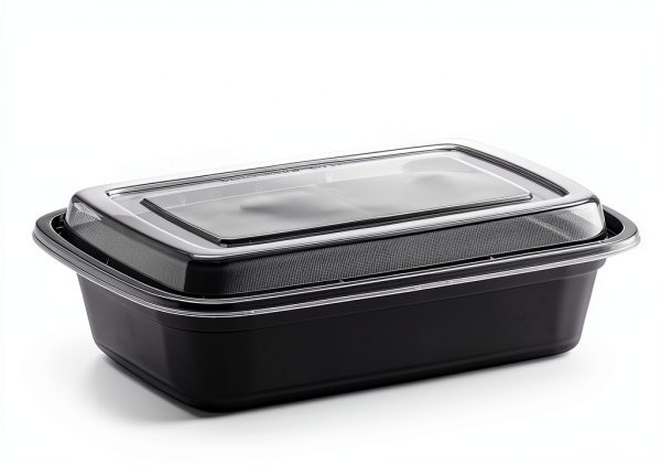 50-Pack Reusable Meal Prep Containers Microwave Safe Food Storage Containers with Lids, 28 oz - 1 Compartment Take Out Disposable Plastic Bento Lunch Box To Go, BPA Free - Dishwasher & Freezer Safe-2